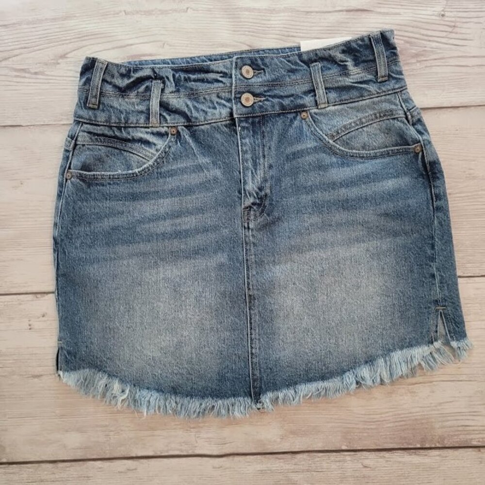 *** Kancan: Country Roots Denim Skirt X- Large